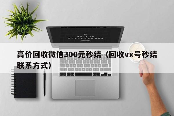 高价回收微信300元秒结（回收vx号秒结联系方式）